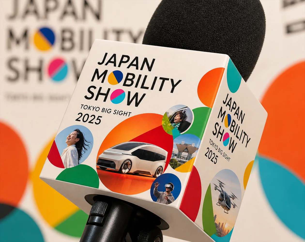 Japan Mobility Show mic flag