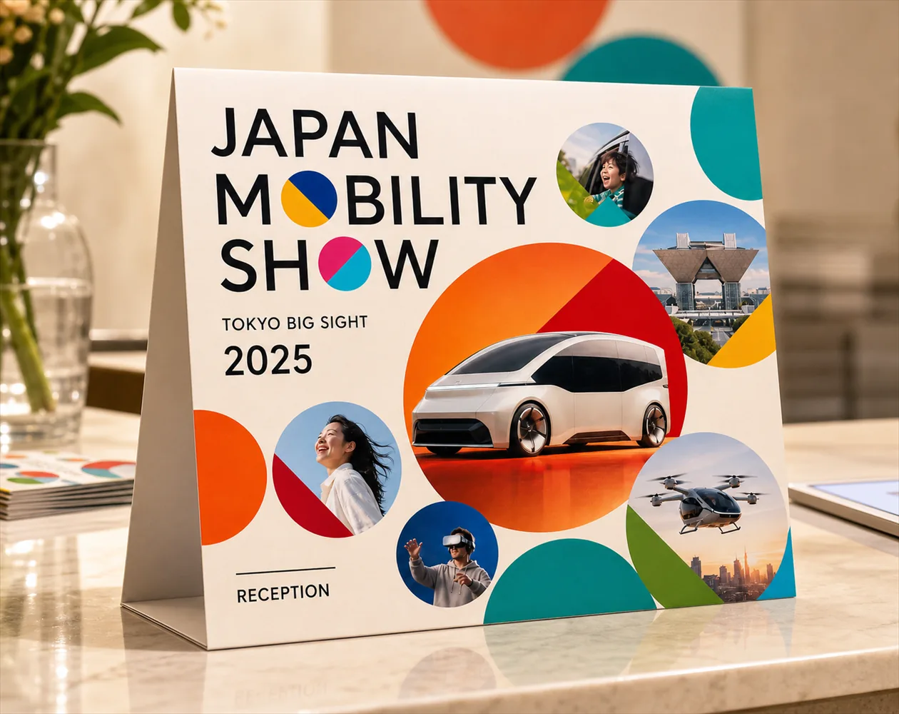 Japan Mobility Show table card