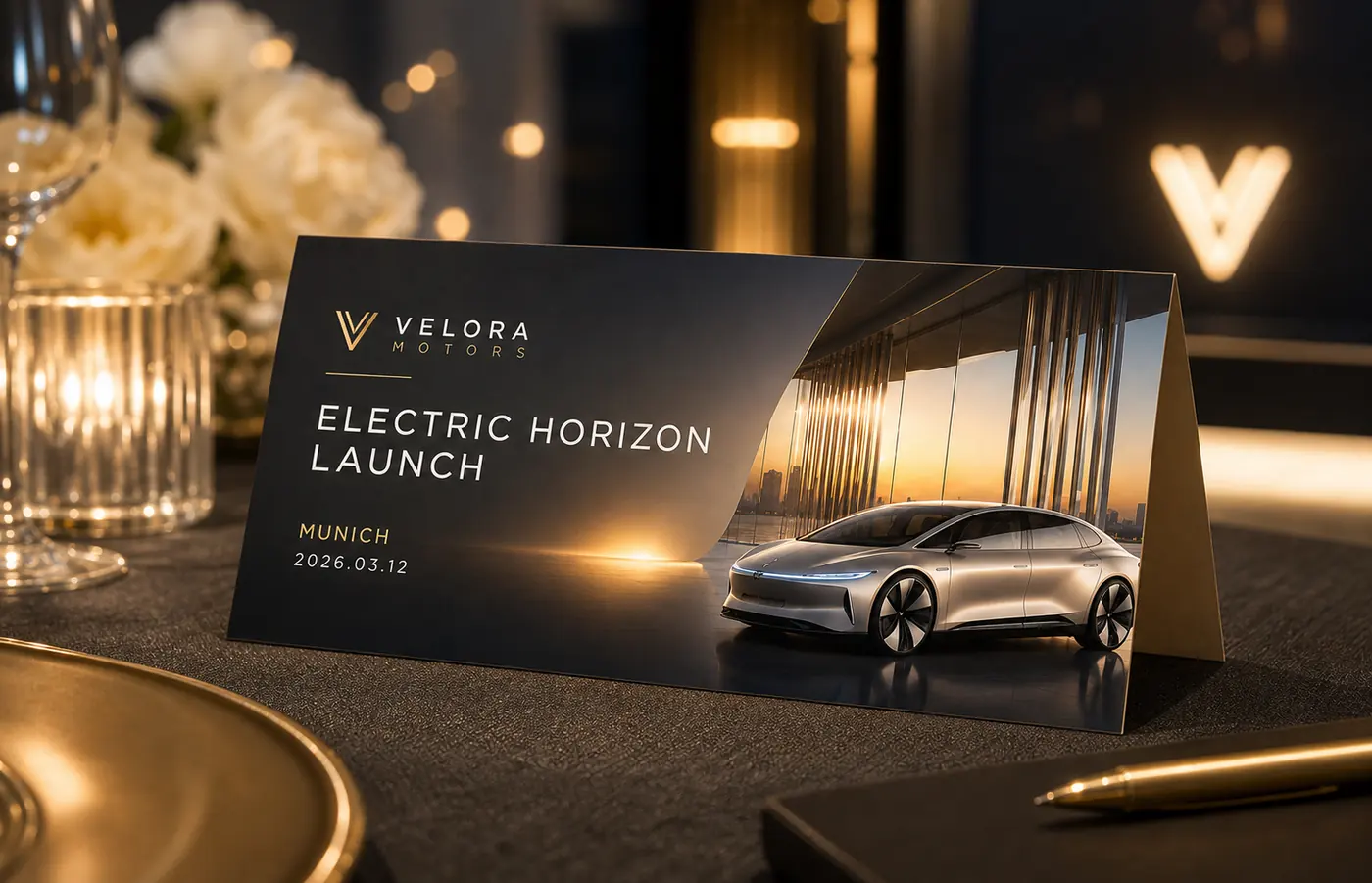 Velora table card