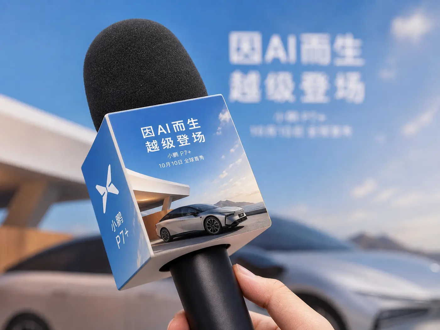 XPeng mic flag